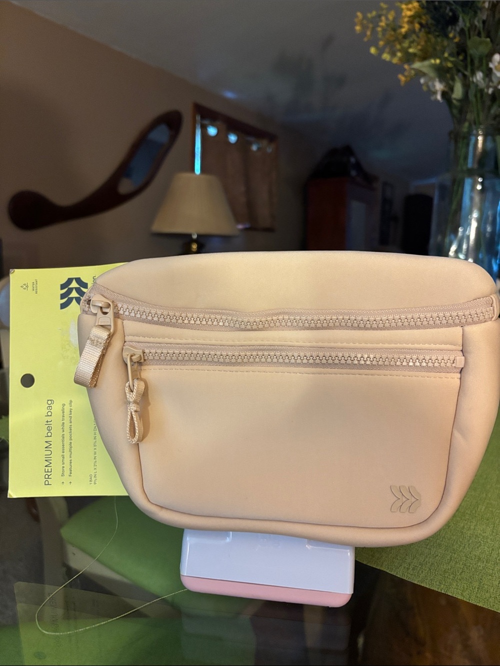 Premium Cream Women's Waist Bag - Sleek Everyday Belt Bag